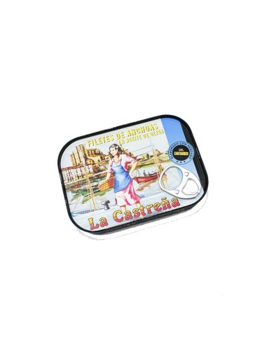 Anchoas del Cantábrico en A/O. 80 gr