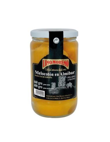 Melocotón en Almibar Pelado a Mano. 720 gr