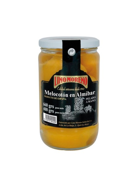 Melocotón en Almibar Pelado a Mano. 720 gr