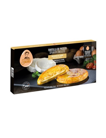 Tortilla Baby rellena de Queso de Cabra. 180 gr x 2